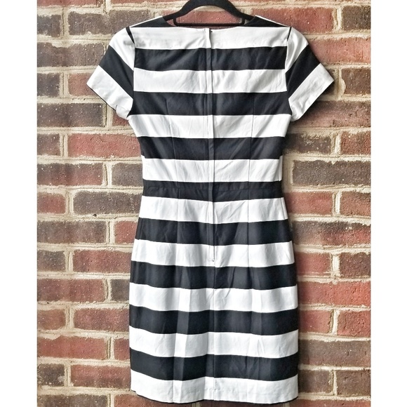 H&M | Black & White Stripe Contour Dress - Picture 3 of 5